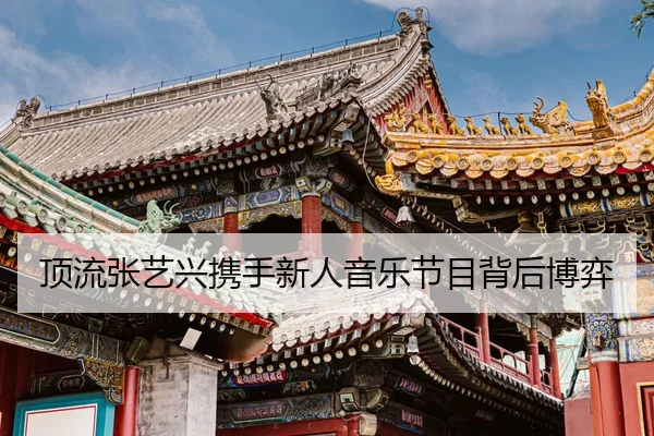 顶流张艺兴携手新人音乐节目背后博弈